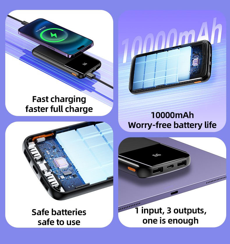 TRANYOO T-D08 Intelligent Power Bank yenye Onyesho la Dijitali