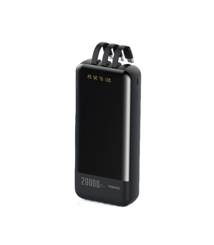 TRANYOO T-D07 Power Bank avec câble 3 en 1