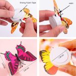 Stickers muraux 3D Papillon avec lumières et clignotants colorés – Décoration pour chambre de fille et maison