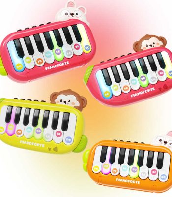 Piano clavier lumineux pour apprentissage précoce, jouet Montessori éducatif préscolaire