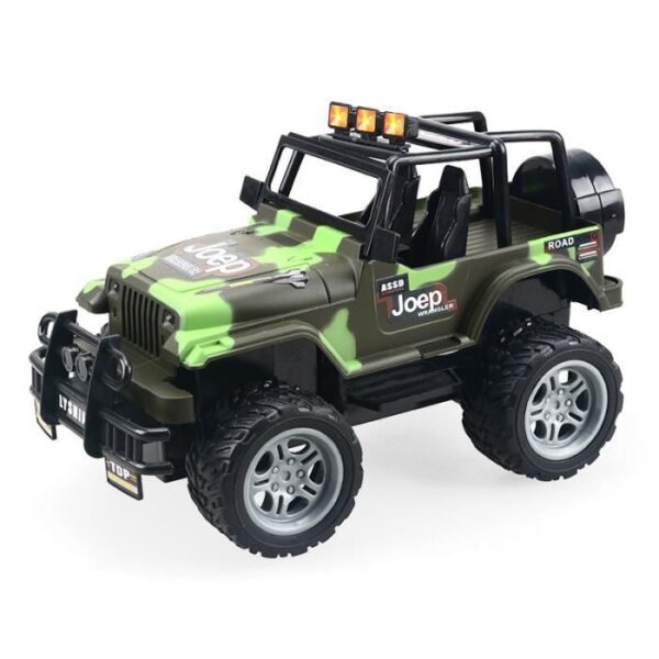 Voiture RC 4WD 1:18 Haute Vitesse Tout-Terrain, Véhicule de Course Radiocommandé, Cadeau Enfant
