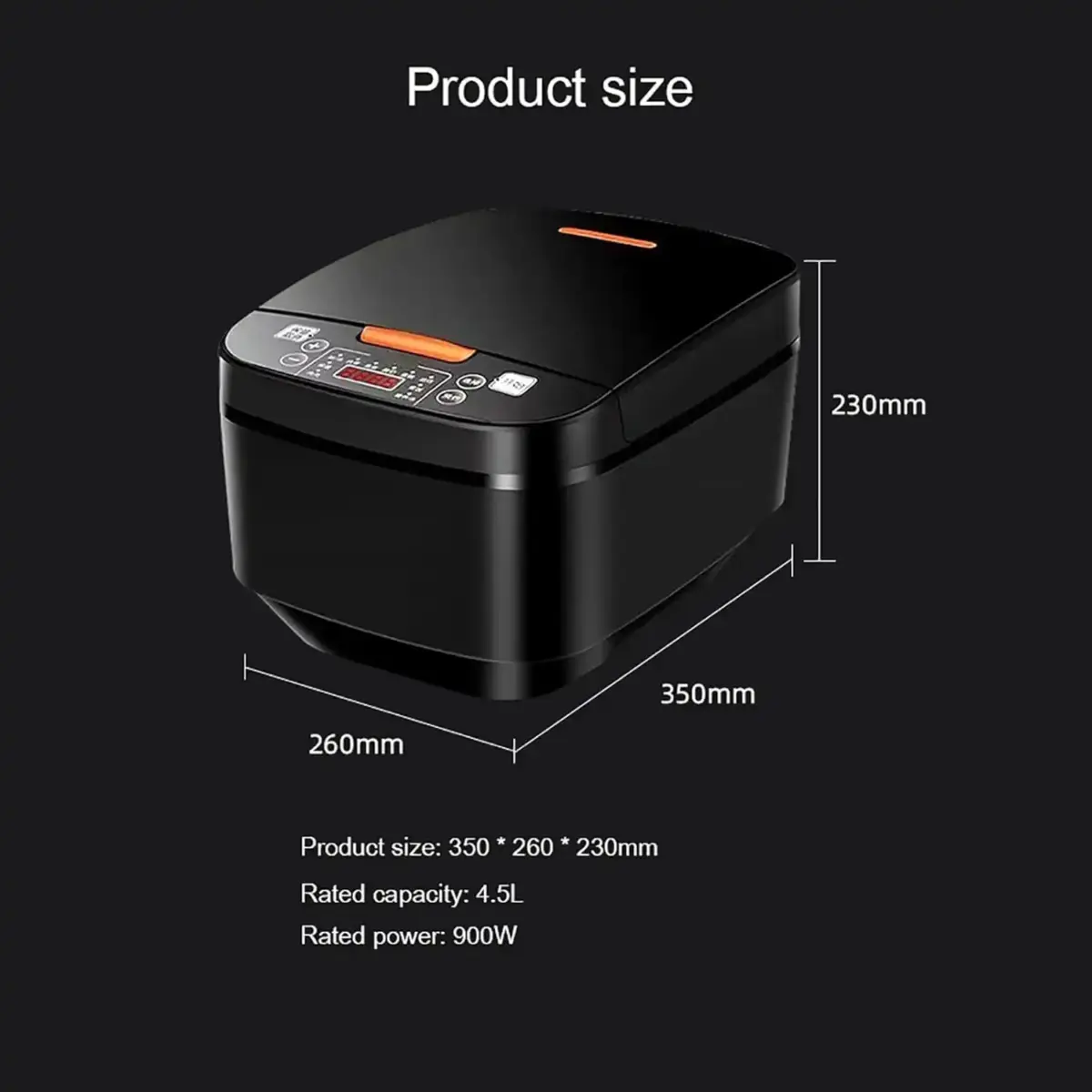 Cuiseur à Riz Multifonction 5 L - 6 Fonctions de Cuisson, Marmite Antiadhésive, Compact et Pratique pour 1 à 3 Personnes, Facile à Nettoyer, Portable et Efficace – Image 2