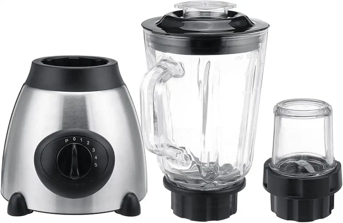 Blender 2 en 1 à Bocal en Verre - 850W | Mixeur 2-en-1 850W – 1,5L | Smoothie Maker & Presse-agrumes | Sans BPA – Image 3