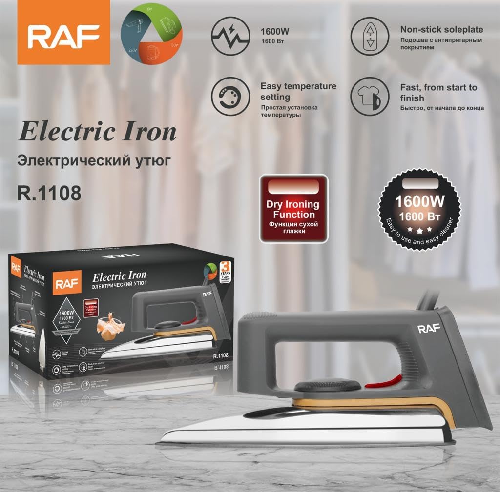 Fer à Repasser Électrique RAF 1 - CHAPCHAP Africa - CHAPCHAP Africa