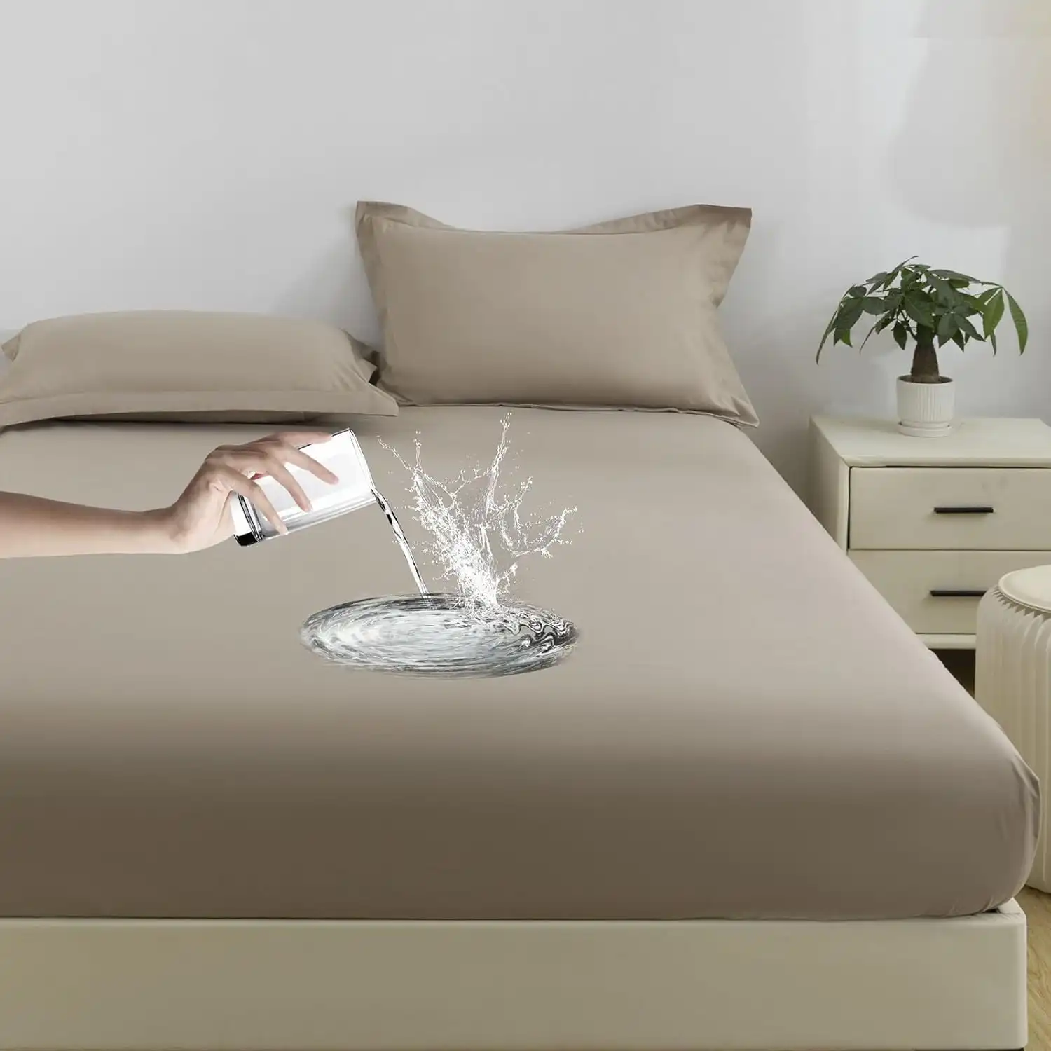 🛏️ Housse de Protection Matelas Imperméable avec Drap-Housse et 2 Taies d’Oreiller 6 - CHAPCHAP Africa - CHAPCHAP Africa
