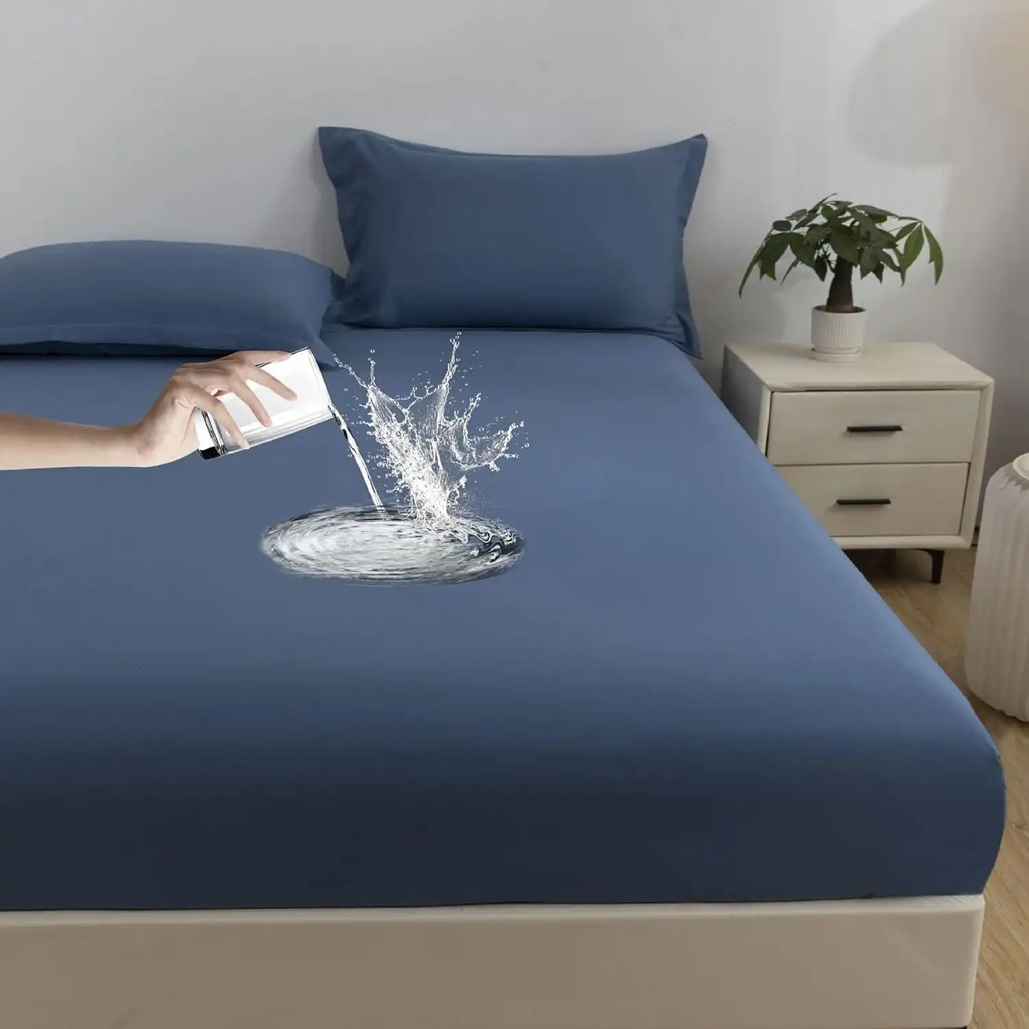 🛏️ Housse de Protection Matelas Imperméable avec Drap-Housse et 2 Taies d’Oreiller 2 - CHAPCHAP Africa - CHAPCHAP Africa