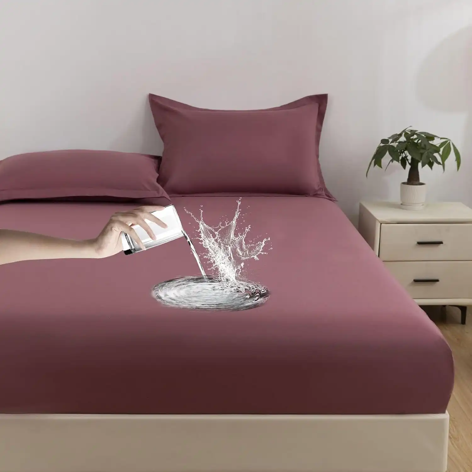 🛏️ Housse de Protection Matelas Imperméable avec Drap-Housse et 2 Taies d’Oreiller 3 - CHAPCHAP Africa - CHAPCHAP Africa