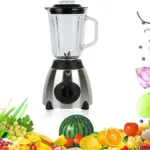 Blender 2 en 1 à Bocal en Verre - 850W | Mixeur 2-en-1 850W – 1,5L | Smoothie Maker & Presse-agrumes | Sans BPA