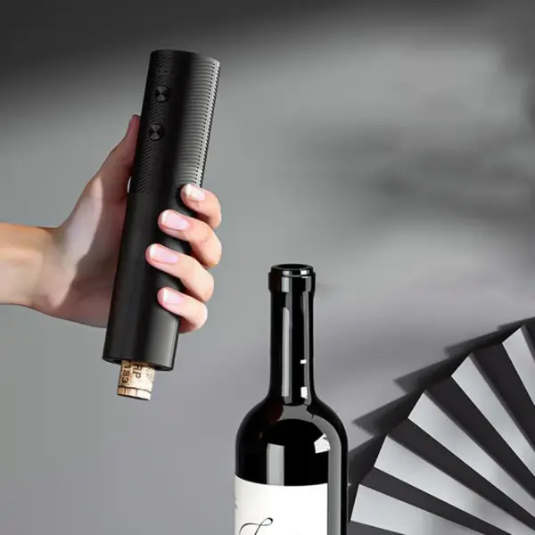 Tire Bouchon Électrique 500mAh – Ouvre-bouteille Portable pour Vin