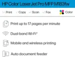 Imprimante Multifonction HP Color LaserJet Pro MFP M183fw – Image 8
