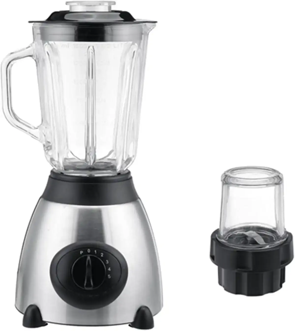 Blender 2 en 1 à Bocal en Verre - 850W | Mixeur 2-en-1 850W – 1,5L | Smoothie Maker & Presse-agrumes | Sans BPA – Image 2
