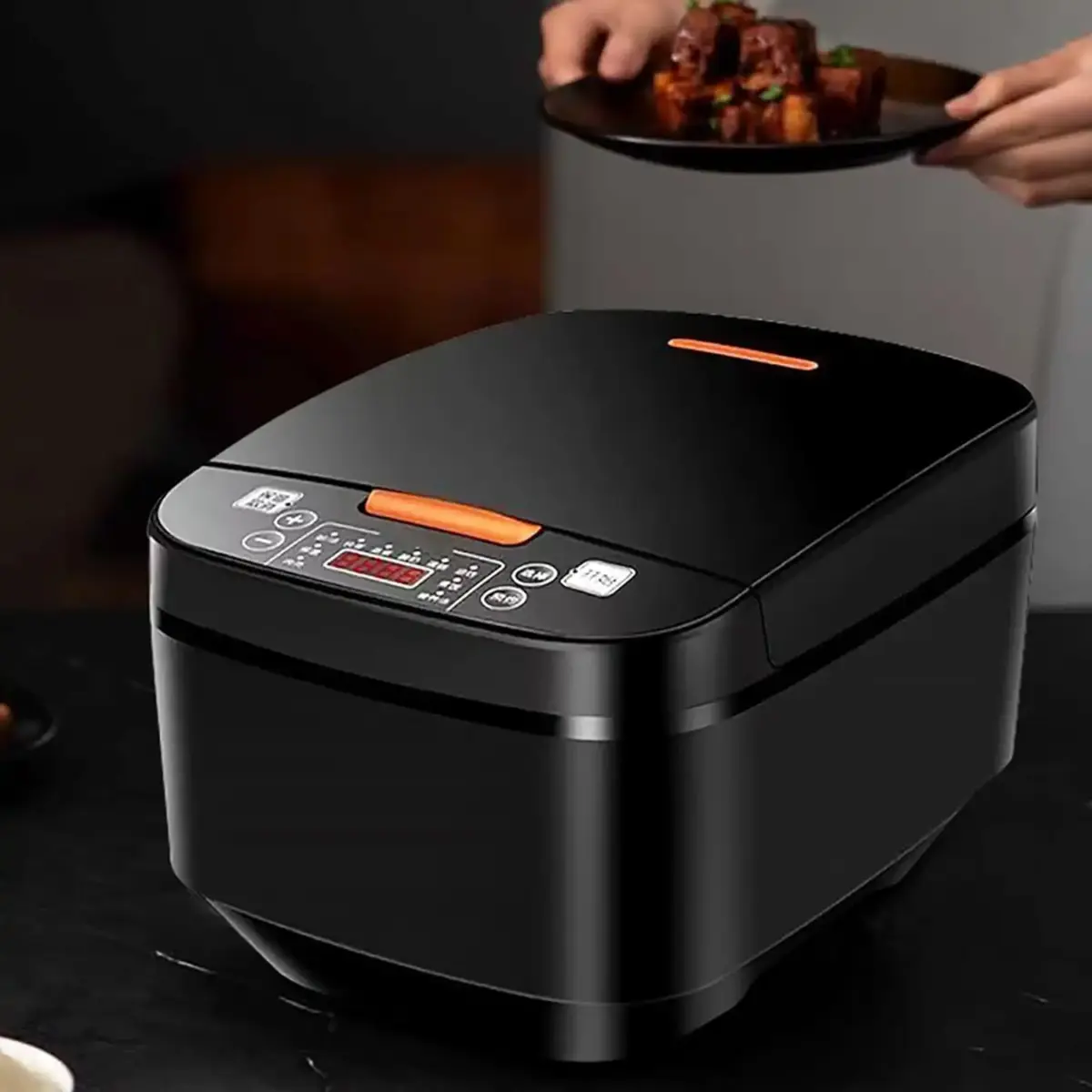 Cuiseur à Riz Multifonction 5 L - 6 Fonctions de Cuisson, Marmite Antiadhésive, Compact et Pratique pour 1 à 3 Personnes, Facile à Nettoyer, Portable et Efficace – Image 1