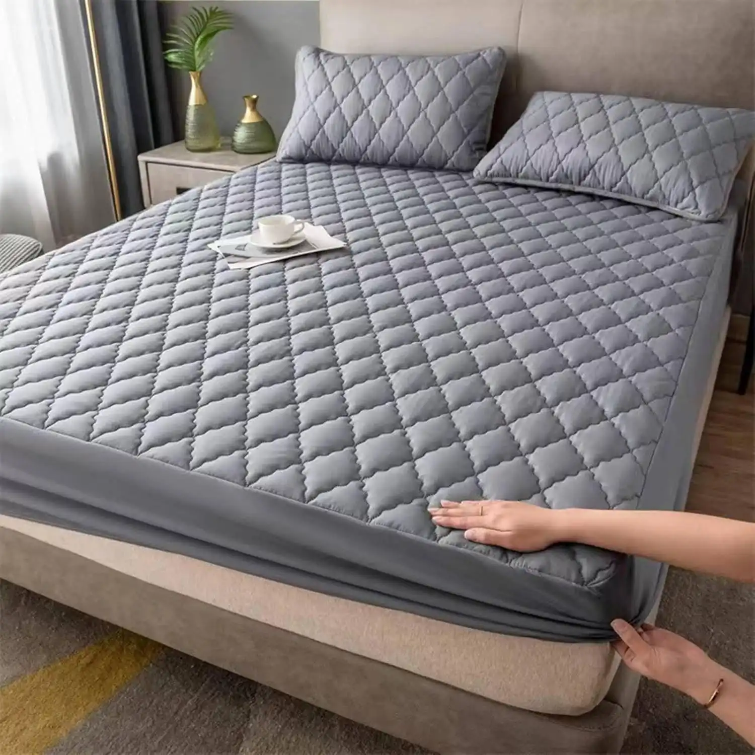 Couvre matelas Imperméable Confortable + Housse de Matelas et 2 Taies d’oreiller 6 - CHAPCHAP Africa - CHAPCHAP Africa