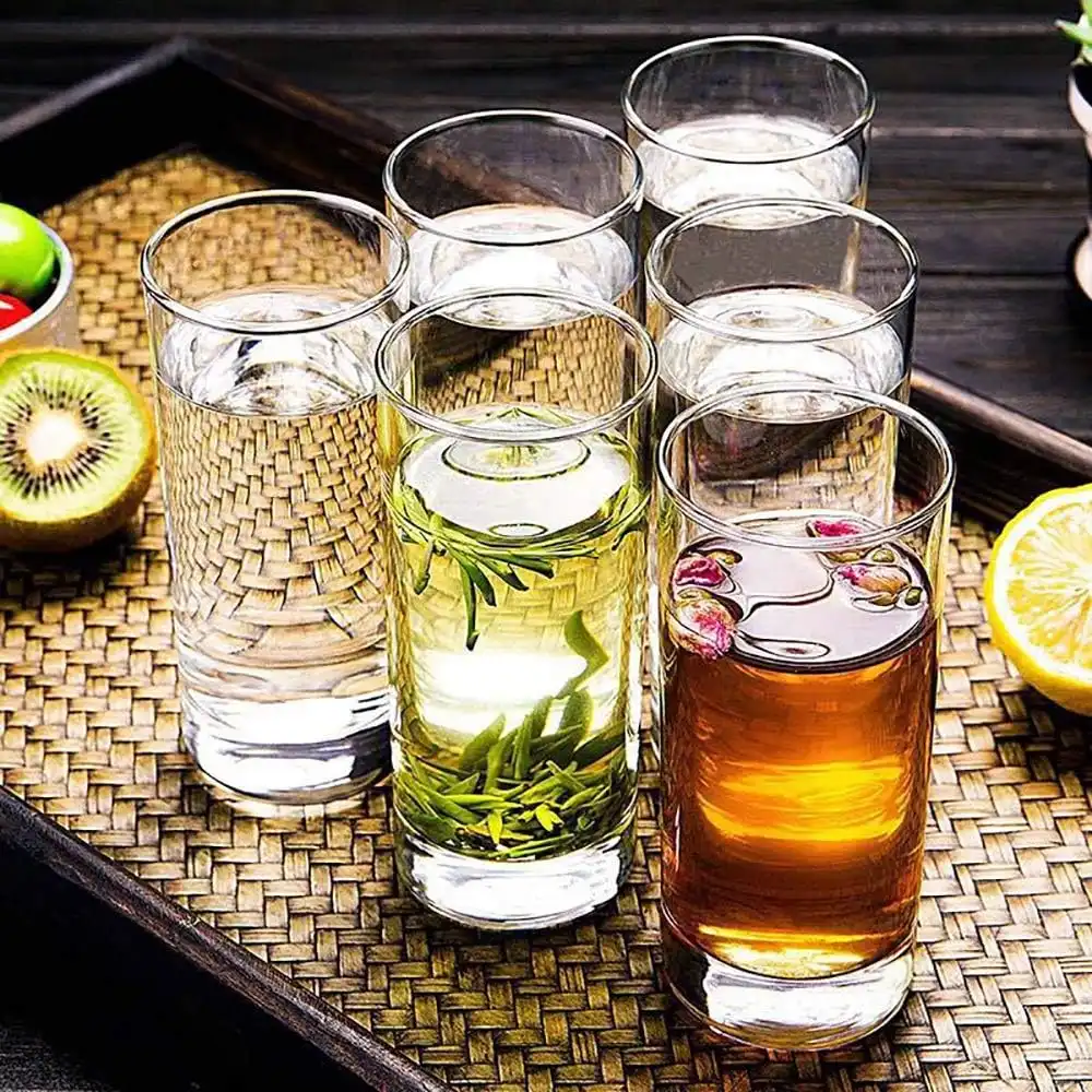Grand Verre à Eau Lisse - Élégance et Fonctionnalité - Verres Hauts Polyvalents pour Bière, Jus, Cocktails et Boissons - Lot de 6 4 - CHAPCHAP Africa - CHAPCHAP Africa