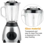 Blender 2 en 1 à Bocal en Verre - 850W | Mixeur 2-en-1 850W – 1,5L | Smoothie Maker & Presse-agrumes | Sans BPA – Image 5