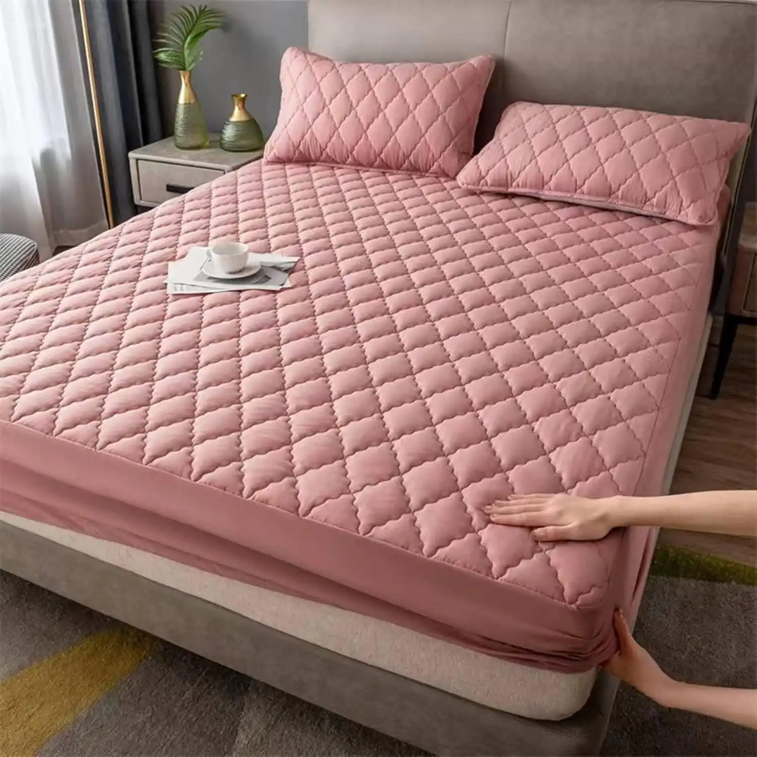 Couvre matelas Imperméable Confortable + Housse de Matelas et 2 Taies d’oreiller 1 - CHAPCHAP Africa - CHAPCHAP Africa