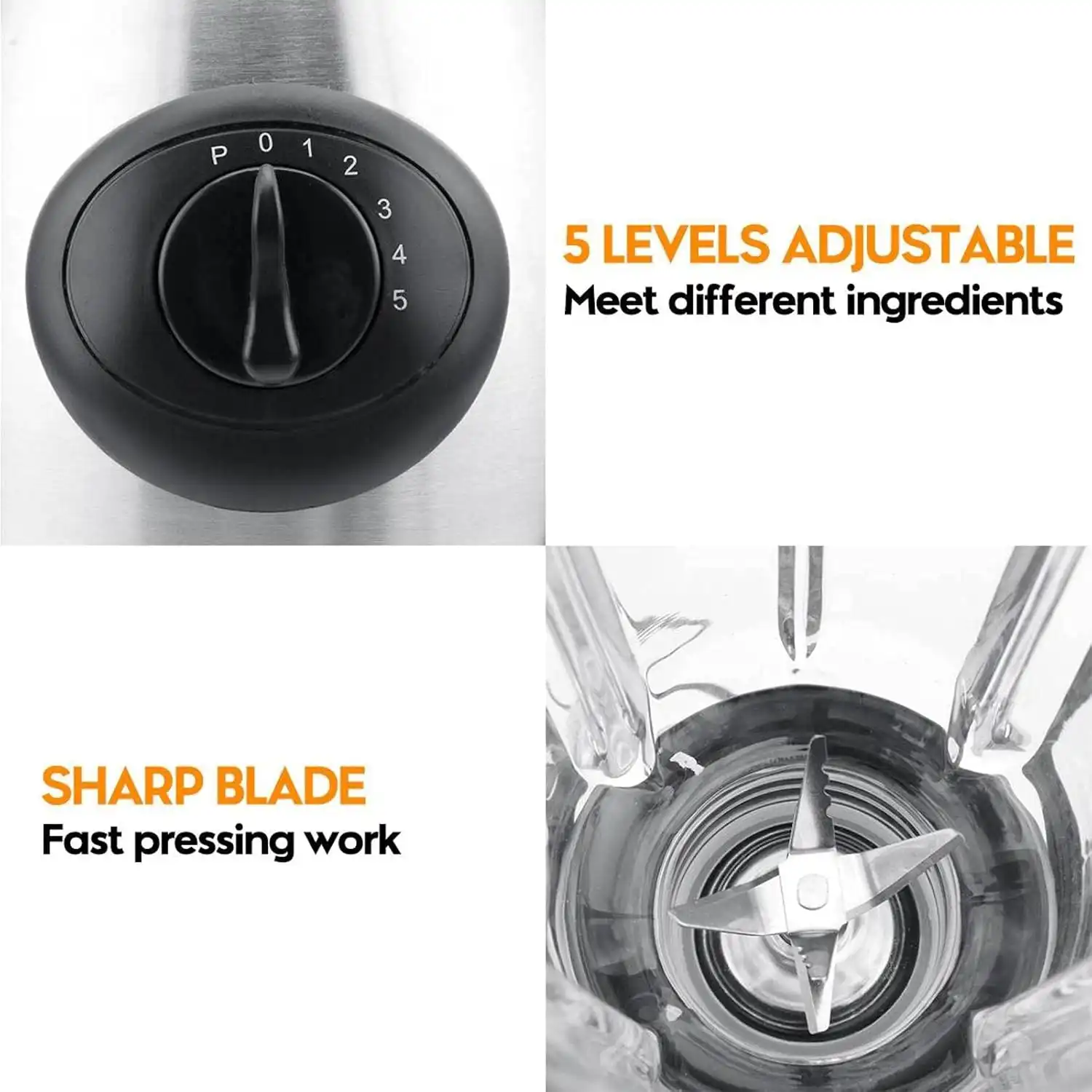 Blender 2 en 1 à Bocal en Verre - 850W | Mixeur 2-en-1 850W – 1,5L | Smoothie Maker & Presse-agrumes | Sans BPA 1 - CHAPCHAP Africa - CHAPCHAP Africa