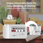 Extracteur de Jus 4 en 1 Professionnel - Ensemble Complet - Mixeur & Moulin 4-en-1 – 400W | Blender Multifonction pour Cuisine – Blanc – Image 4