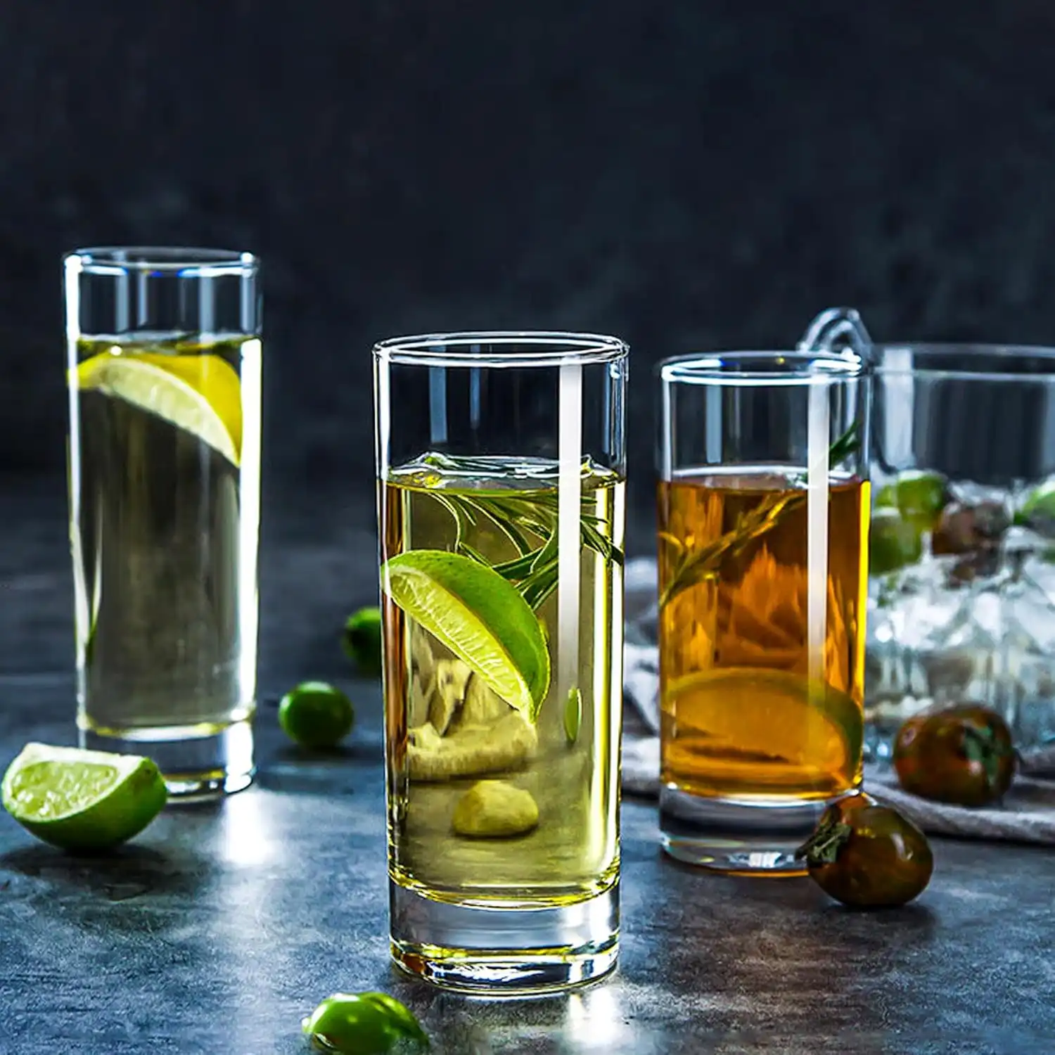 Grand Verre à Eau Lisse - Élégance et Fonctionnalité - Verres Hauts Polyvalents pour Bière, Jus, Cocktails et Boissons - Lot de 6 2 - CHAPCHAP Africa - CHAPCHAP Africa
