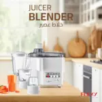Extracteur de Jus 4 en 1 Professionnel - Ensemble Complet - Mixeur & Moulin 4-en-1 – 400W | Blender Multifonction pour Cuisine – Blanc – Image 3