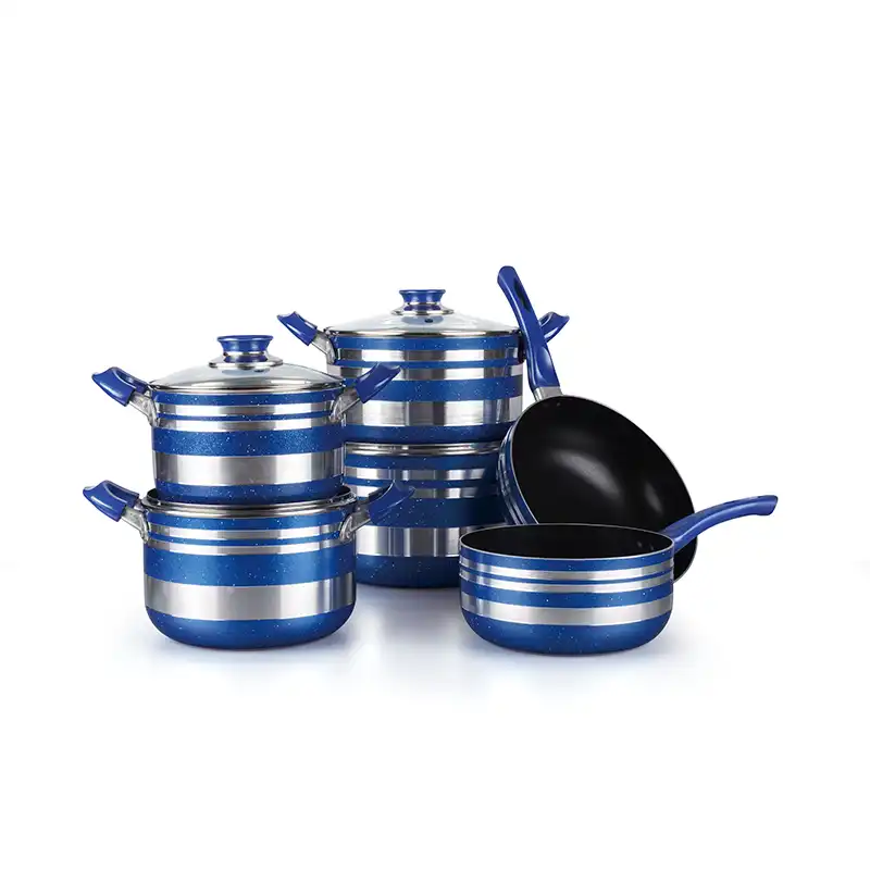 Lot de 6 Casseroles Antiadhésives avec 2 Louches - Excellence Culinaire 2 - CHAPCHAP Africa - CHAPCHAP Africa