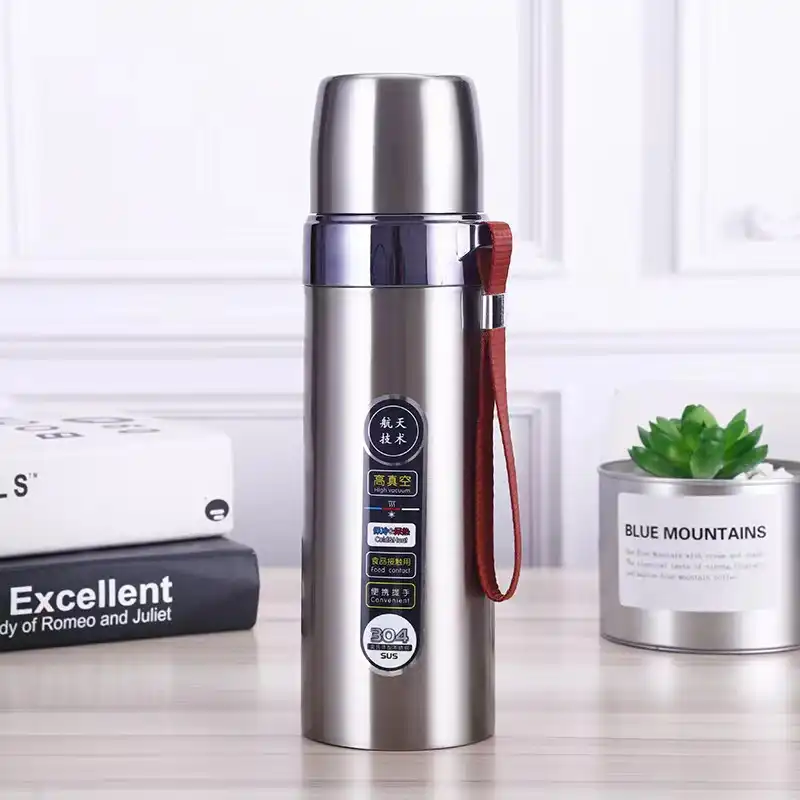 Bouteille Isotherme Inox 500 ml – Double Paroi avec Gobelet | Thermos Étanche pour Boissons Chaudes & Froides 6 - CHAPCHAP Africa - CHAPCHAP Africa
