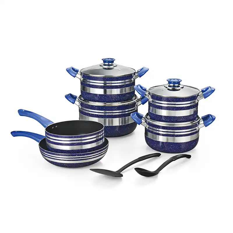 Lot de 6 Casseroles Antiadhésives avec 2 Louches - Excellence Culinaire 1 - CHAPCHAP Africa - CHAPCHAP Africa