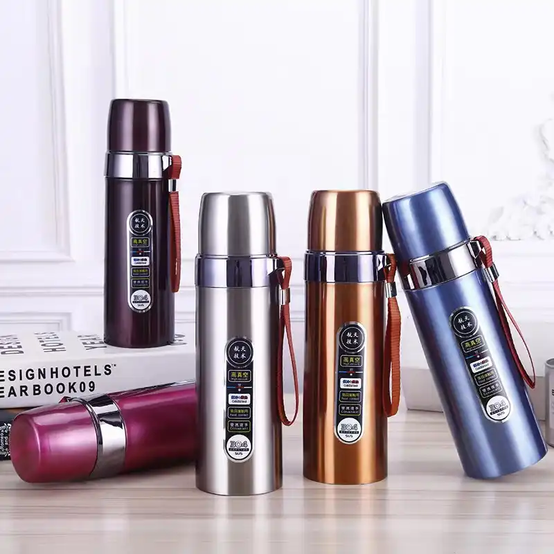 Bouteille Isotherme Inox 500 ml – Double Paroi avec Gobelet | Thermos Étanche pour Boissons Chaudes & Froides 2 - CHAPCHAP Africa - CHAPCHAP Africa