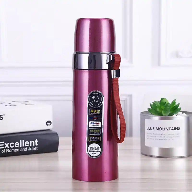 Bouteille Isotherme Inox 500 ml – Double Paroi avec Gobelet | Thermos Étanche pour Boissons Chaudes & Froides 4 - CHAPCHAP Africa - CHAPCHAP Africa