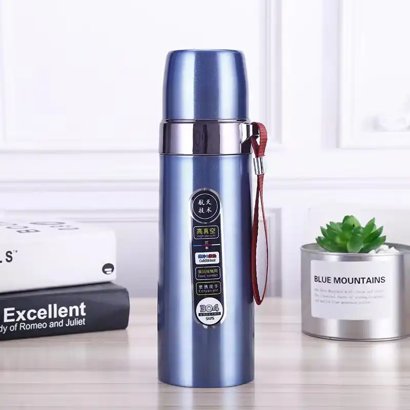 Bouteille Isotherme Inox 500 ml – Double Paroi avec Gobelet | Thermos Étanche pour Boissons Chaudes & Froides 3 - CHAPCHAP Africa - CHAPCHAP Africa