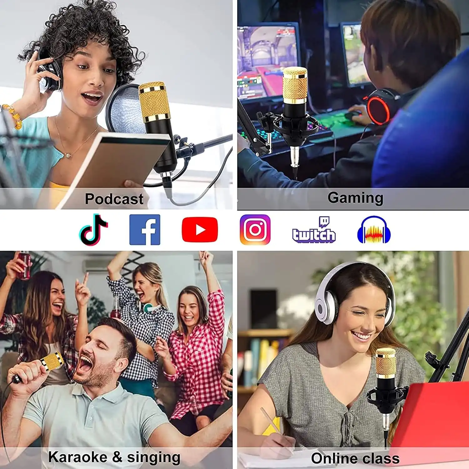 Studio d'Enregistrement Complet - Pour Streamers, Podcasters & Musiciens 6 - CHAPCHAP Africa - CHAPCHAP Africa