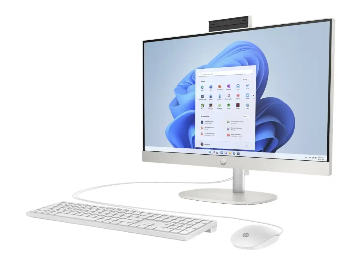 HP 24-cr0011l – All-in-One 23.8" Full HD – Intel Core – PC familial et bureautique | Prix Bas – Image 2